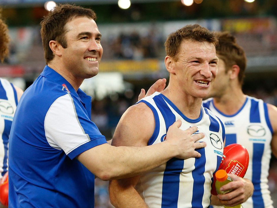 AFL 2015 First Elimination Final - Richmond v North Melbourne Does North's win over the Tigers in the 2015 elimination final suggest Brad Scott is closer to coaching a premiership than Damien Hardwick? - ${keywords}